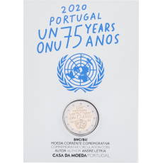 Portugal 2€ 75 Anos Nações Unidas 2020 BNC